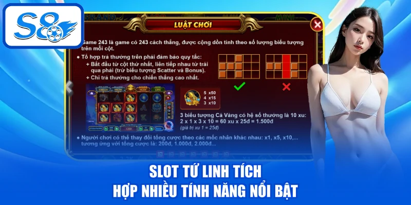 Tứ Linh | Siêu Phẩm Slot Đổi Thưởng Đậm Chất Á Đông 3 Slot Tứ Linh tích hợp nhiều tính năng nổi bật